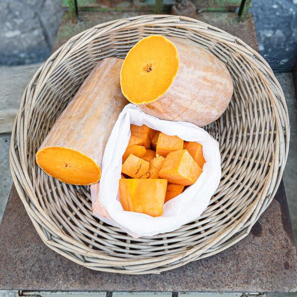 Zucca gialla pulita